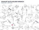 EXHAUST NUTS HOLDER WRENCH