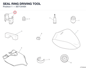 SEAL RING DRIVING TOOL 887134484 diagram position