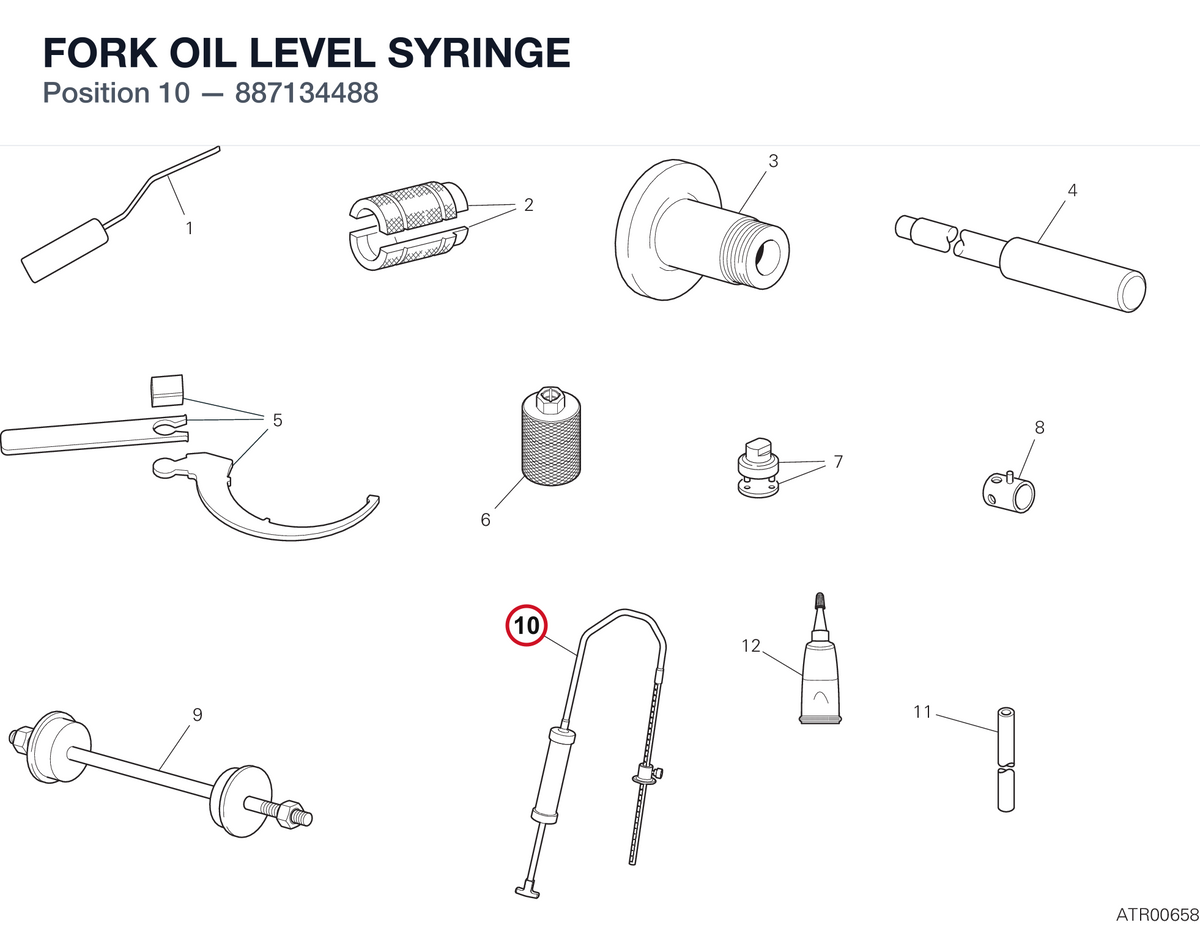 FORK OIL LEVEL SYRINGE