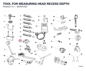 TOOL FOR MEASURING HEAD RECESS DEPTH