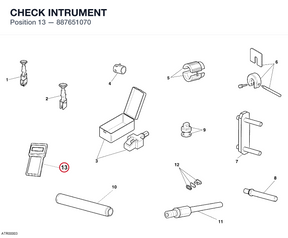 CHECK INTRUMENT 887651070 diagram position