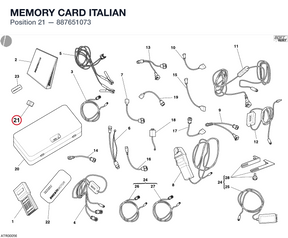 MEMORY CARD ITALIAN 887651073 diagram position