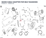 MAINS CABLE ADAPTER FOR SELF DIAGNOSIS