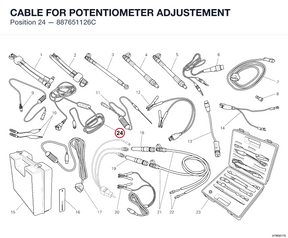 CABLE FOR POTENTIOMETER ADJUSTEMENT