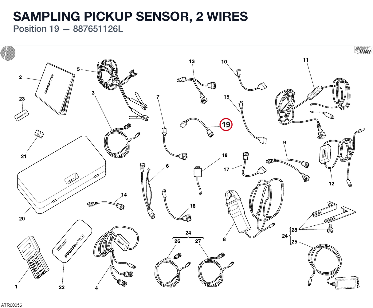SAMPLING PICKUP SENSOR, 2 WIRES