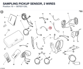 SAMPLING PICKUP SENSOR, 2 WIRES