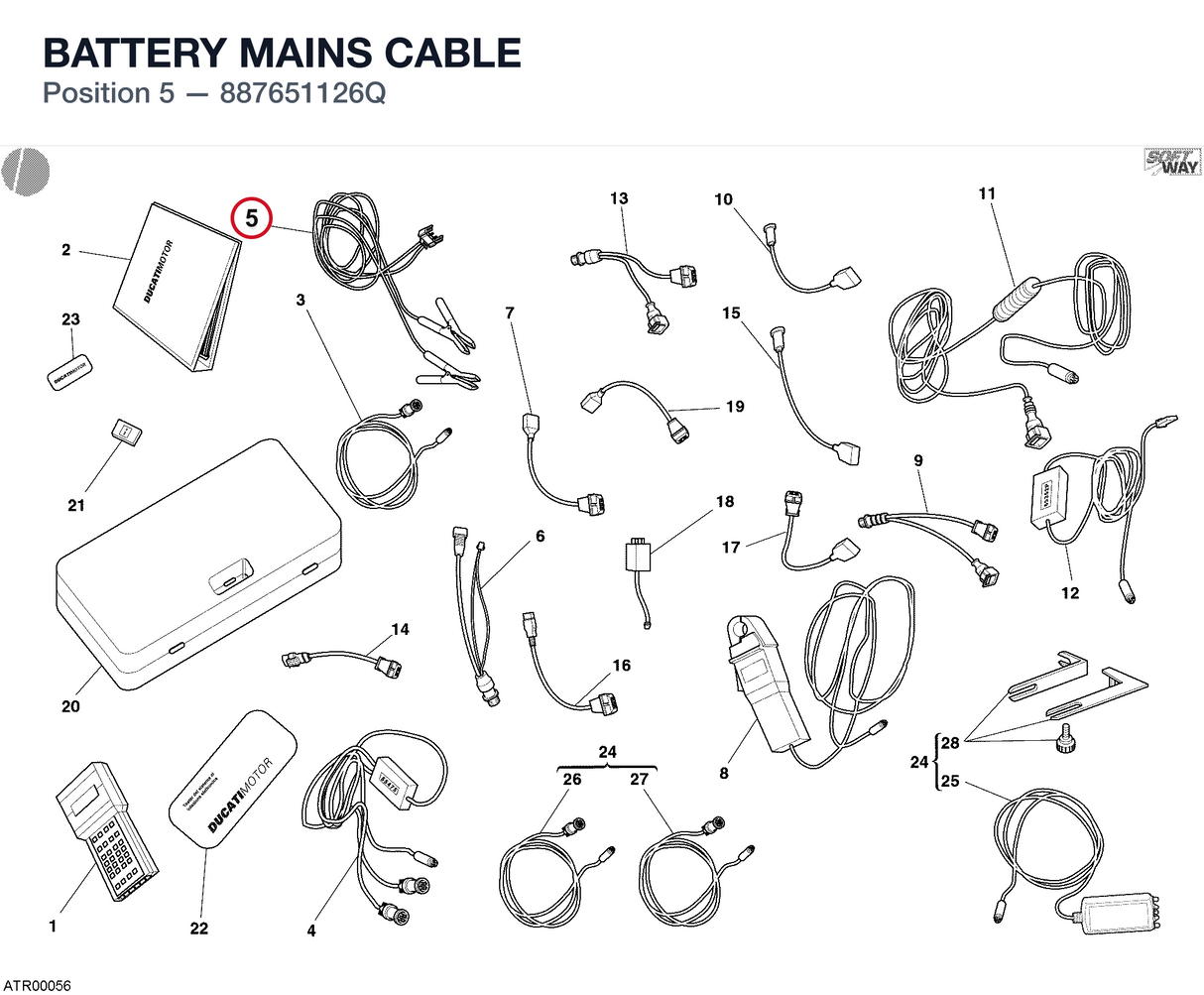BATTERY MAINS CABLE