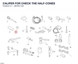 CALIPER FOR CHECK THE HALF-CONES