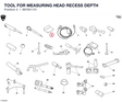 TOOL FOR MEASURING HEAD RECESS DEPTH