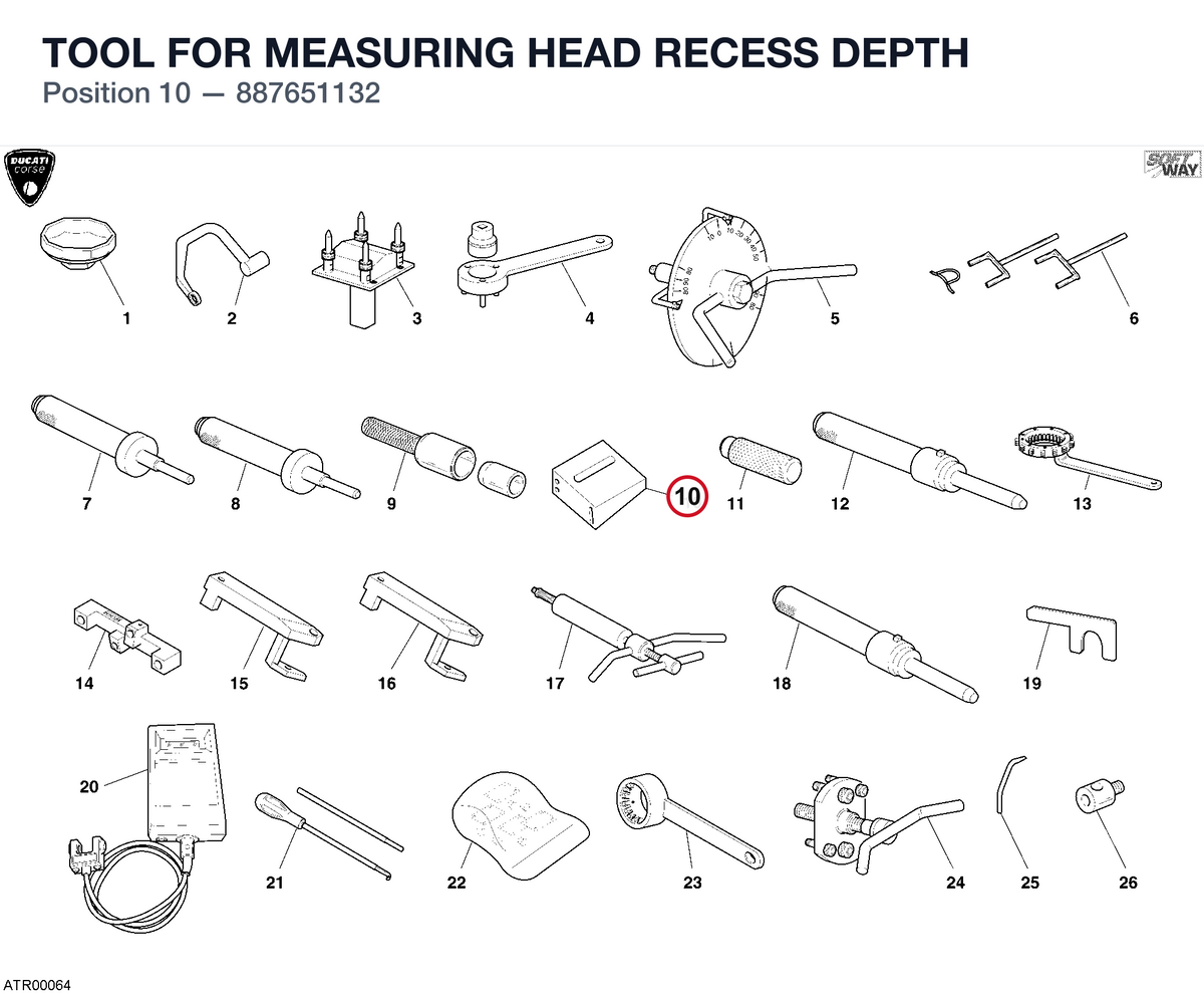 TOOL FOR MEASURING HEAD RECESS DEPTH