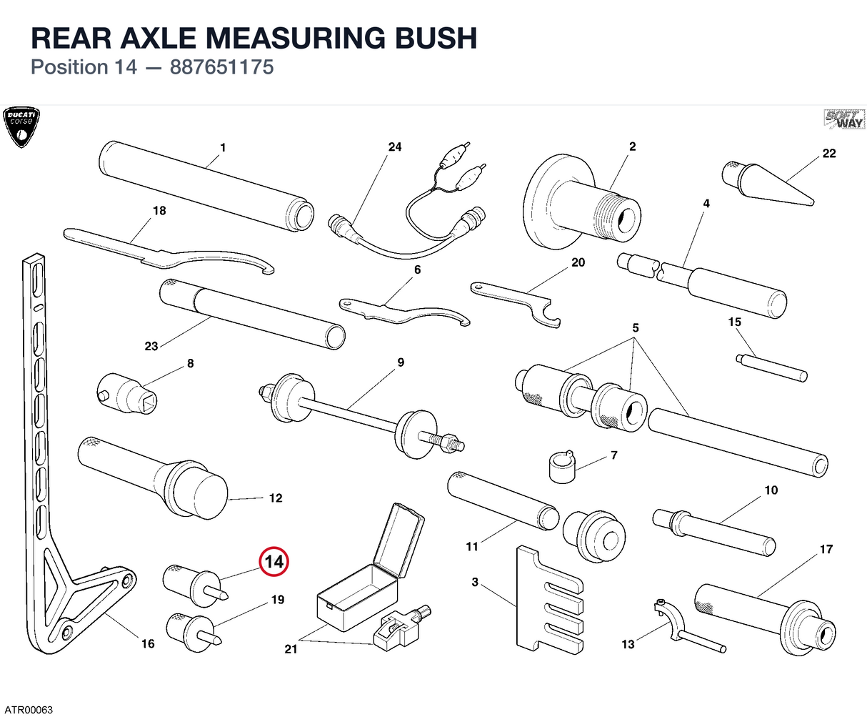 REAR AXLE MEASURING BUSH