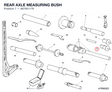 REAR AXLE MEASURING BUSH
