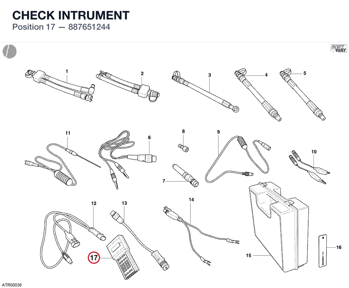 CHECK INTRUMENT 887651244 diagram position