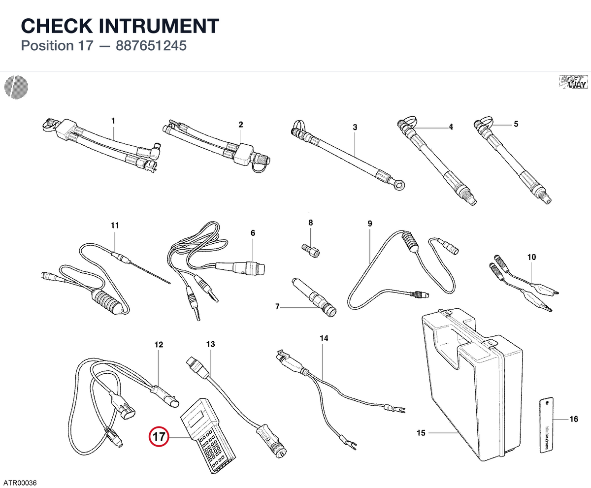 CHECK INTRUMENT 887651245 diagram position