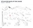 STYLUS FOR VALVE LIFT DIAL GAUGE