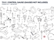 T.D.C. CONTROL GAUGE (GAUGES NOT INCLUDED)