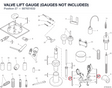 VALVE LIFT GAUGE (GAUGES NOT INCLUDED) 887651632 diagram position