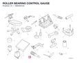 ROLLER BEARING CONTROL GAUGE 889450103 diagram position