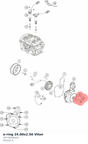Diagram preview: o-ring 24.00x2.50 Viton (C07700240251)