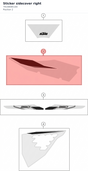 Diagram preview: Sticker sidecover right (79108085100)