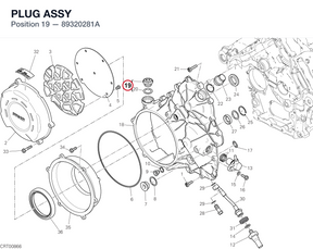 PLUG ASSY 89320281A diagram position