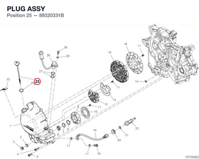 PLUG ASSY 89320331B diagram position