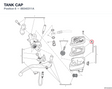 TANK CAP 89340311A diagram position