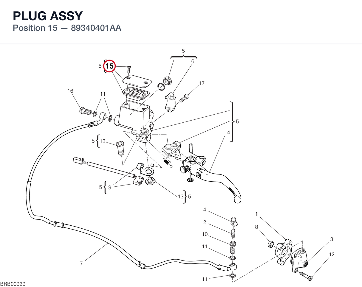 PLUG ASSY 89340401AA diagram position