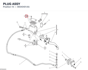 PLUG ASSY 89340401AA diagram position