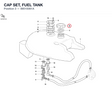 CAP SET, FUEL TANK
