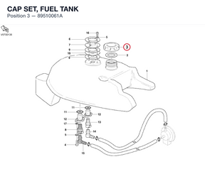 CAP SET, FUEL TANK