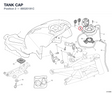 TANK CAP 89520191C diagram position