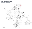CAP SET, FUEL TANK