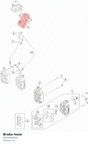 Diagram preview: Brake hose (61642003010)