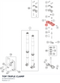 Diagram preview: TOP TRIPLE CLAMP (A13001034020C1)
