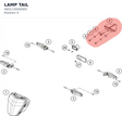 Diagram preview: LAMP TAIL (A60114040000)