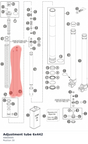 Diagram preview: Adjustment tube 6x442 (48600695)