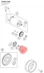 Diagram preview: PIVOT PIN (63540029000)