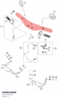 Diagram preview: HANDLEBAR (A60102001000)