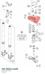 Diagram preview: TOP TRIPLE CLAMP (6030103403233S)