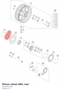 Diagram preview: Phonic wheel ABS, rear (60142021100)
