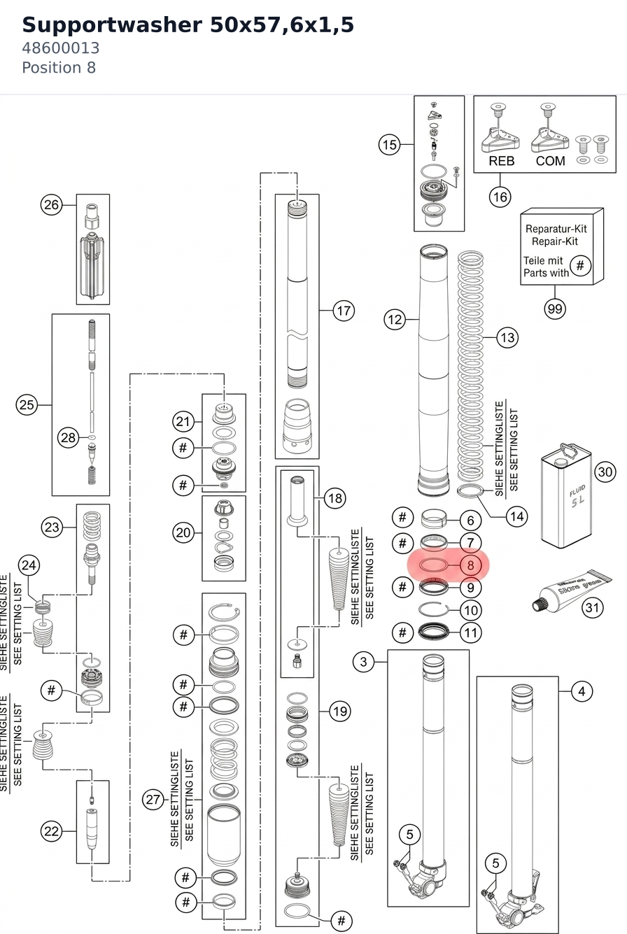 Diagram preview: Supportwasher 50x57,6x1,5 (48600013)