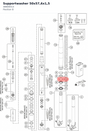 Diagram preview: Supportwasher 50x57,6x1,5 (48600013)