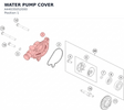 Diagram preview: WATER PUMP COVER (A44035052000)