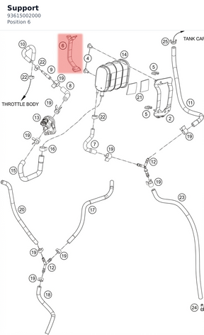 Diagram preview: Support (93615002000)