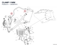 CLAMP 11MM 8A0067610 diagram position
