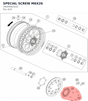 Diagram preview: SPECIAL SCREW M6X26 (59009062026)