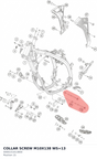 Diagram preview: COLLAR SCREW M10X138 WS=13 (0000151013800)