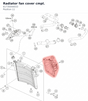 Diagram preview: Radiator fan cover cmpl. (61735044033)