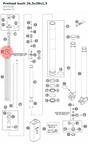 Diagram preview: Preload bush 26,5x38x1,5 (43570136)